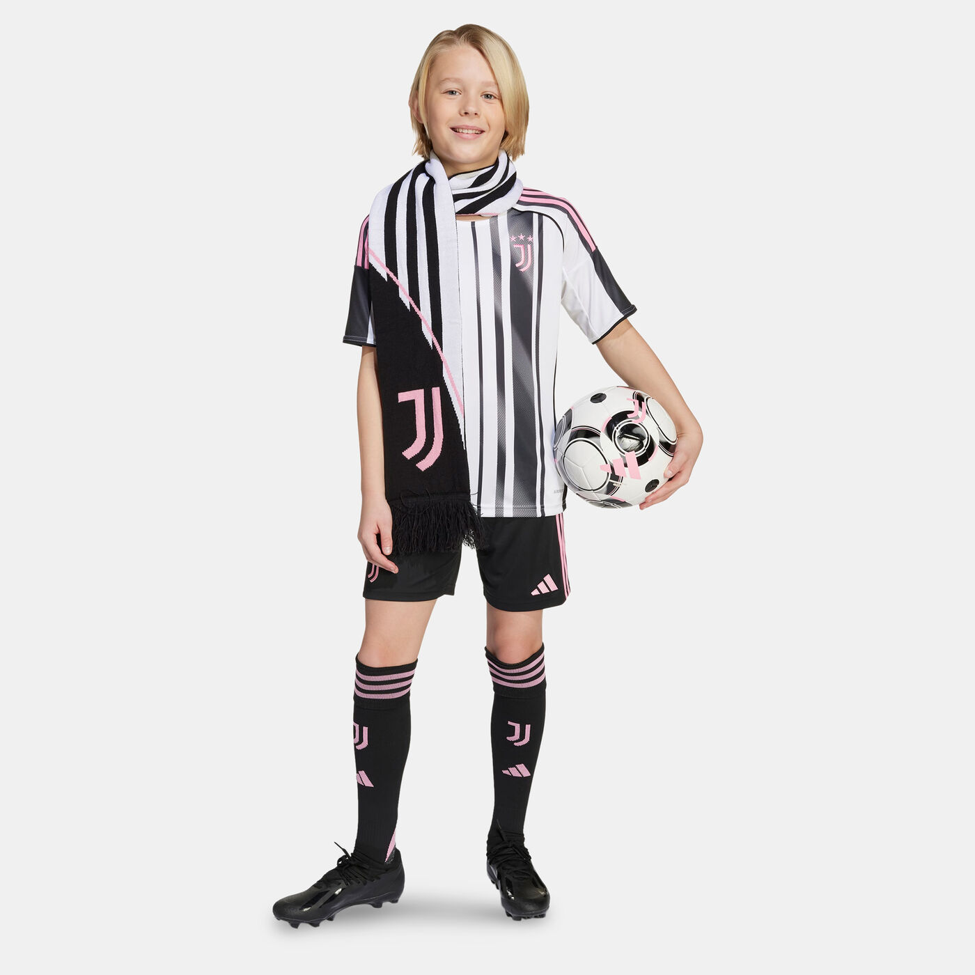 Kids' Juventus 25/26 Home Replica Football Jersey