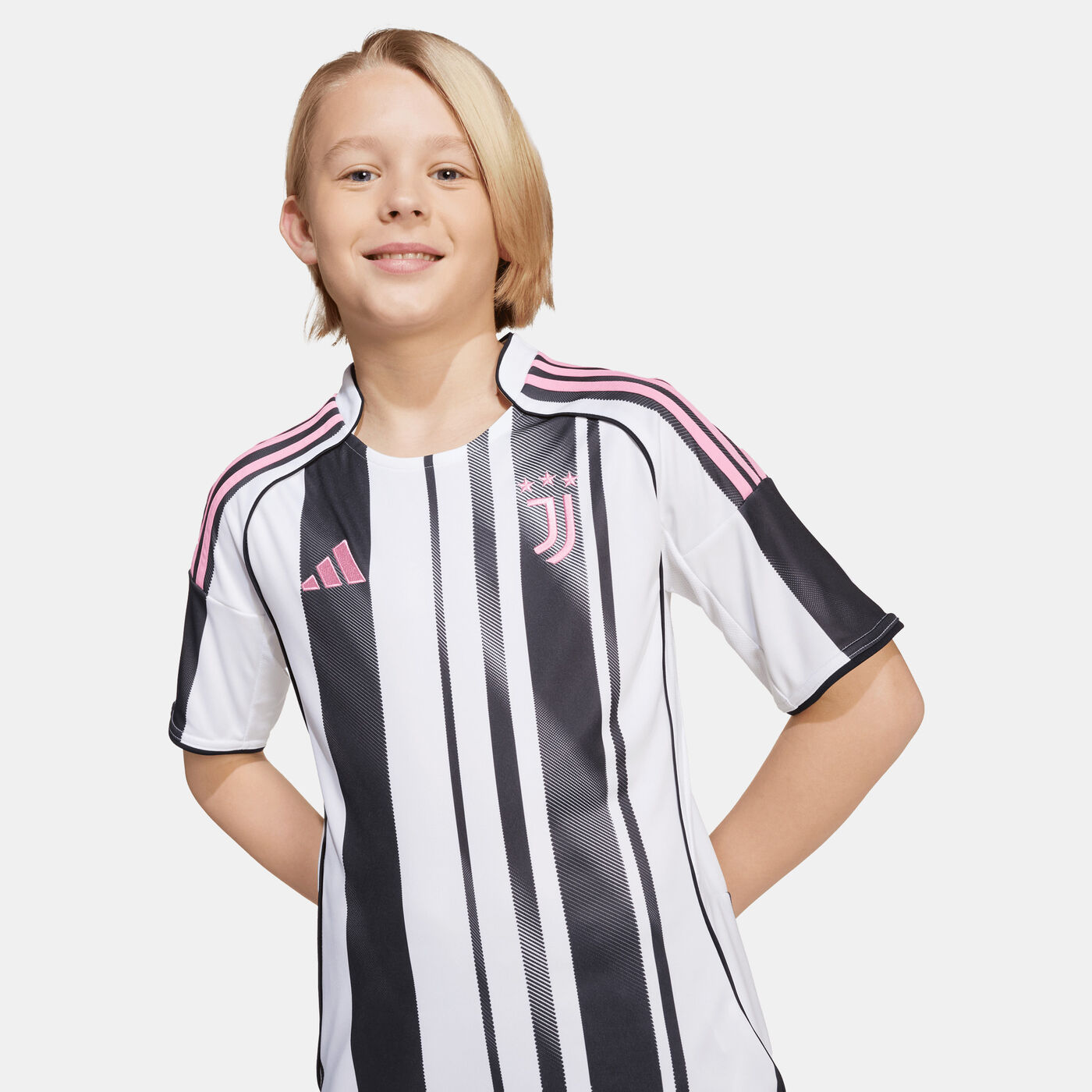 Kids' Juventus 25/26 Home Replica Football Jersey