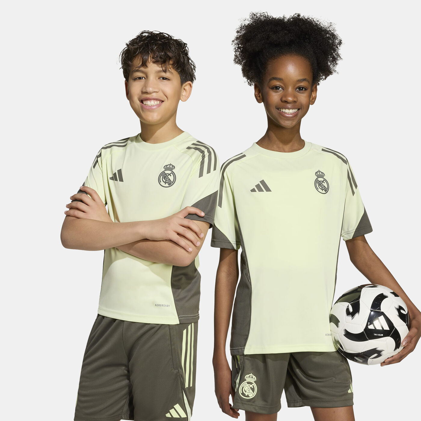 Kids' Real Madrid Tiro 25 Competition Training Football Top