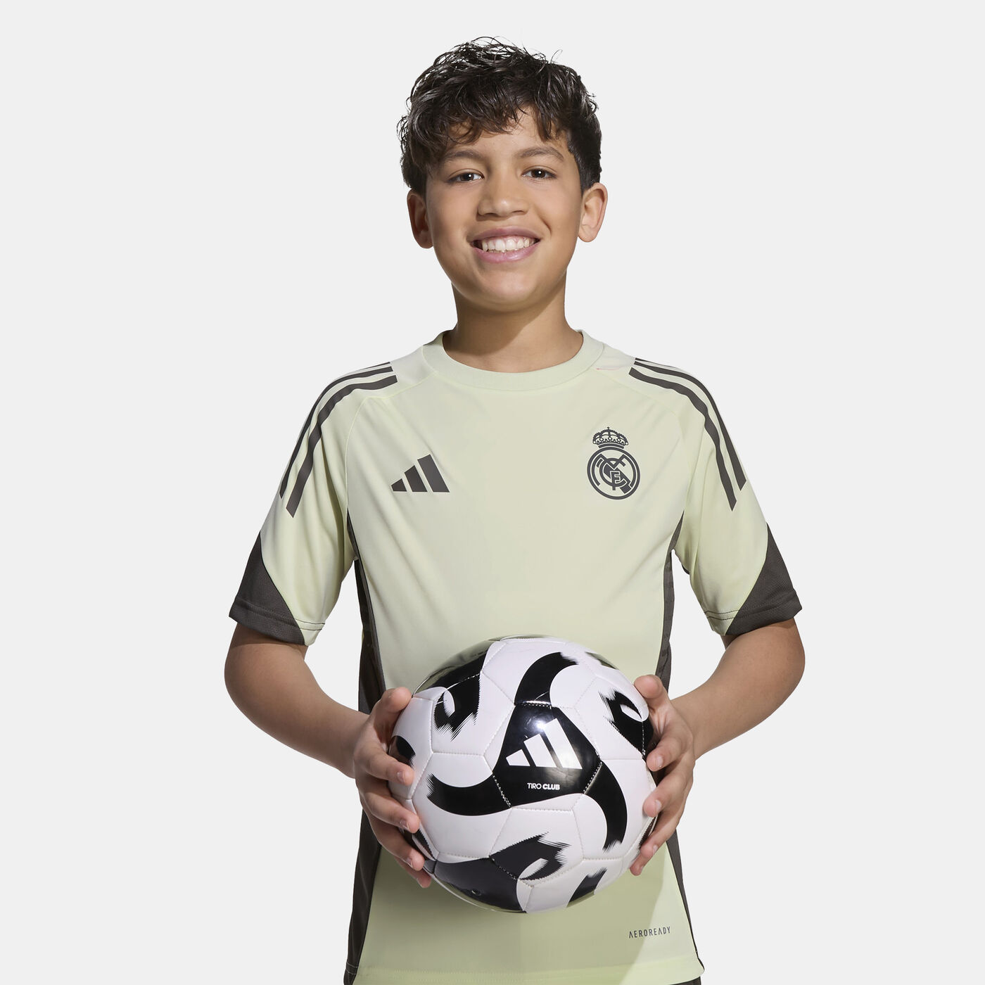 Kids' Real Madrid Tiro 25 Competition Training Football Top