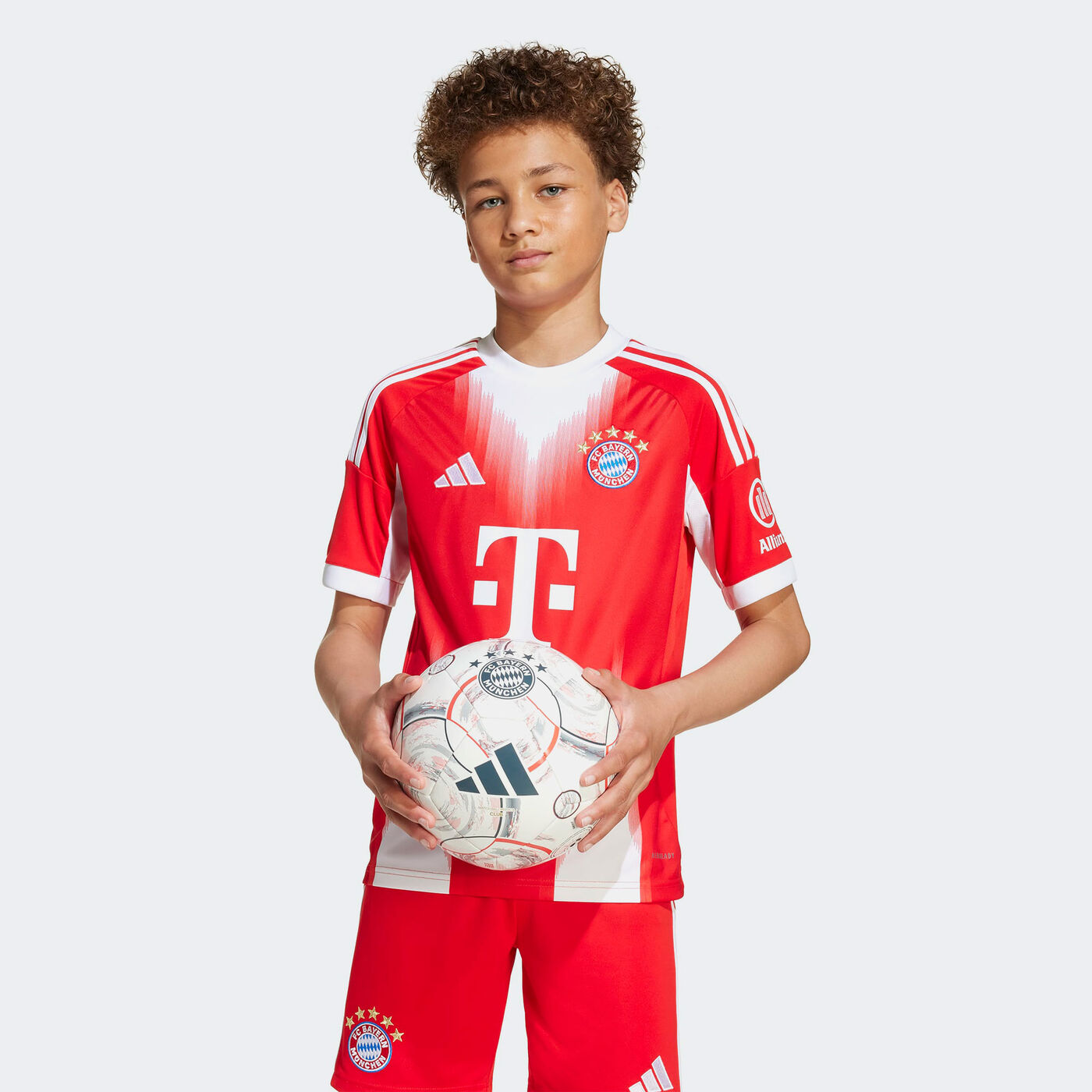 Kids' FC Bayern 25/26 Home Replica Football Jersey