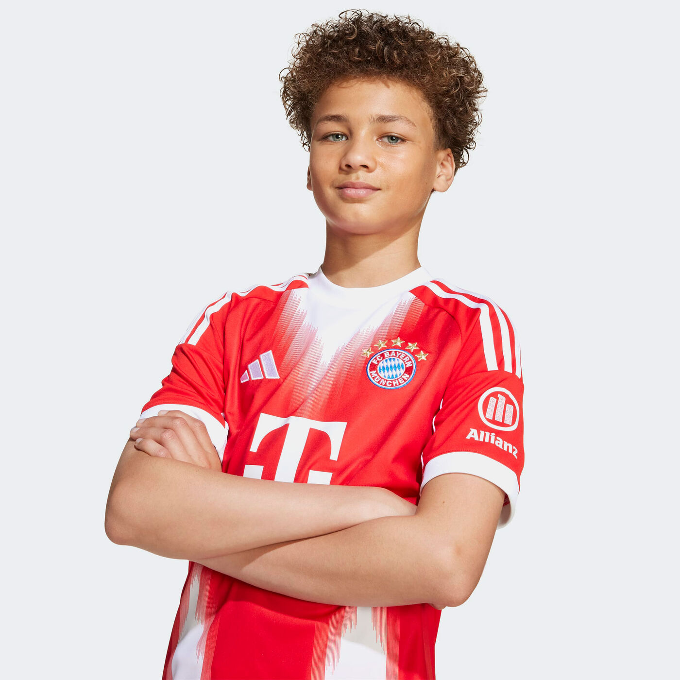 Kids' FC Bayern 25/26 Home Replica Football Jersey