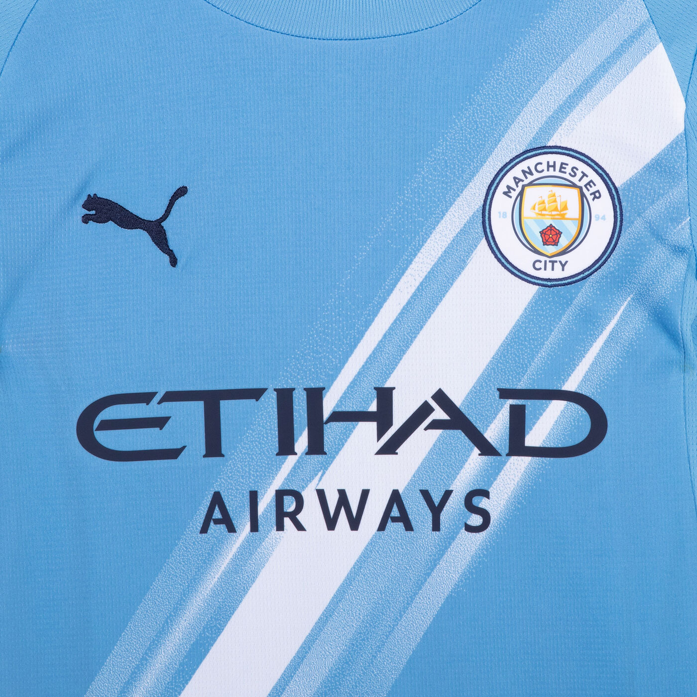 Kids' Manchester City 25/26 Home Replica Football Jersey