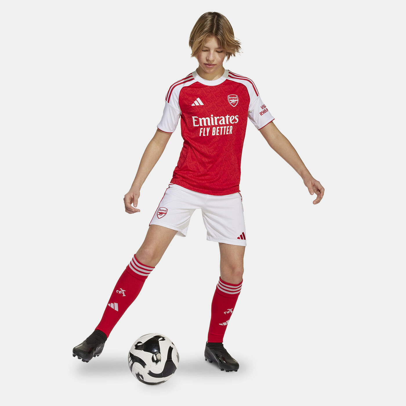 Kids' Arsenal 25/26 Home Replica Football Jersey