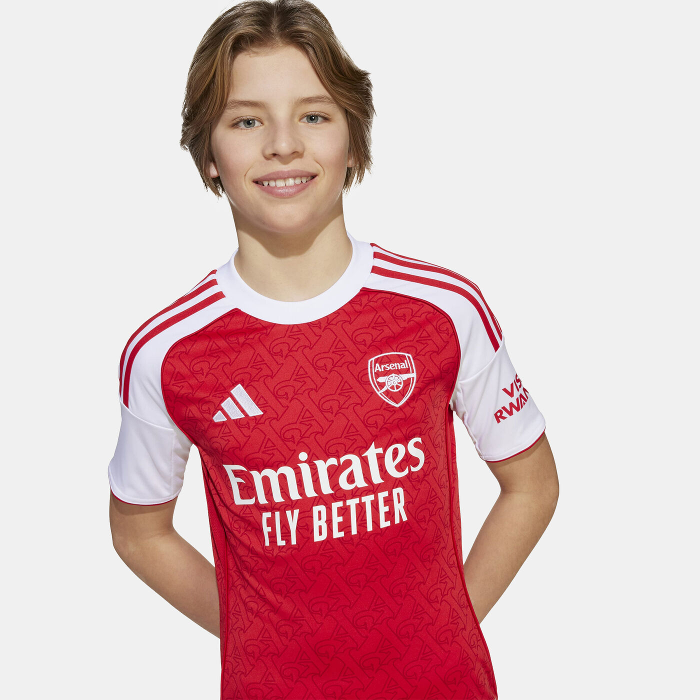 Kids' Arsenal 25/26 Home Replica Football Jersey
