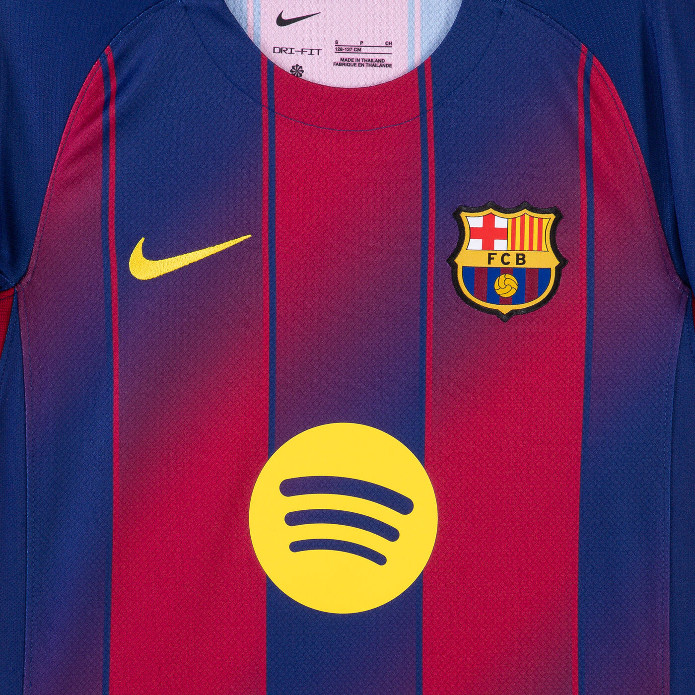 Kids' FC Barcelona 25/26 Home Replica Football Jersey