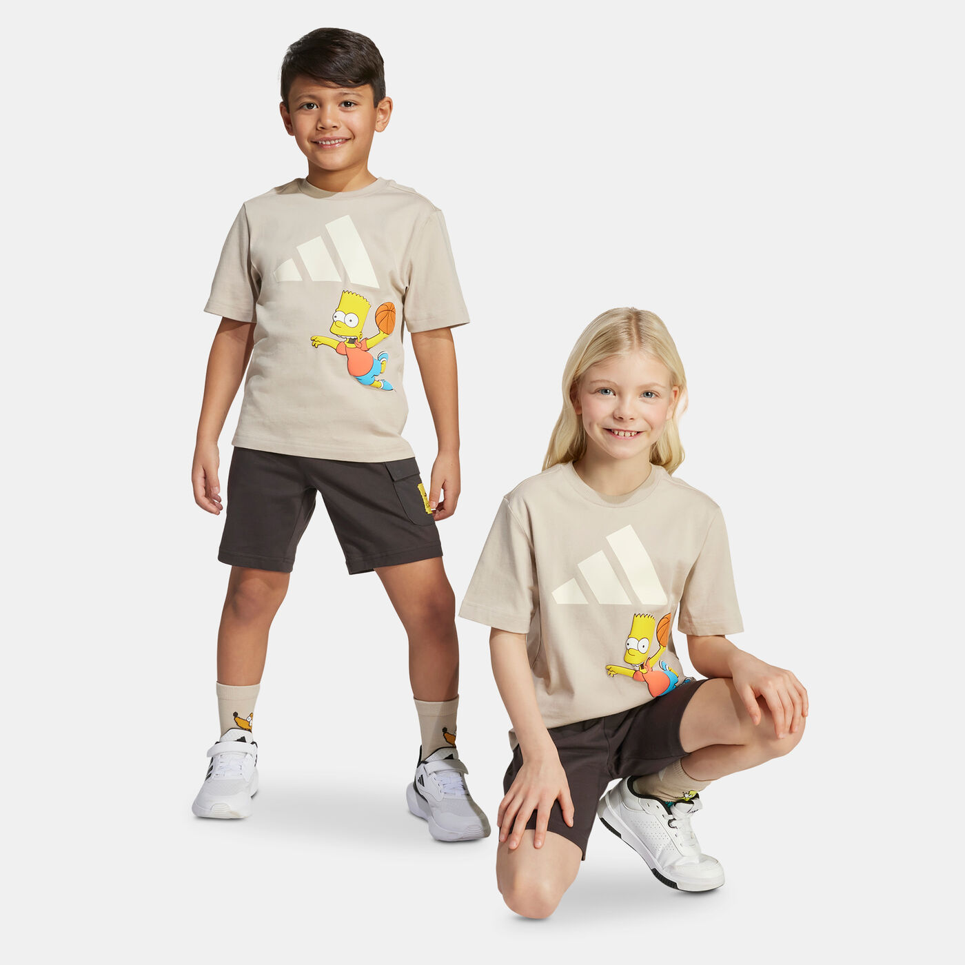 Kids' The Simpsons T-Shirt And Shorts Set