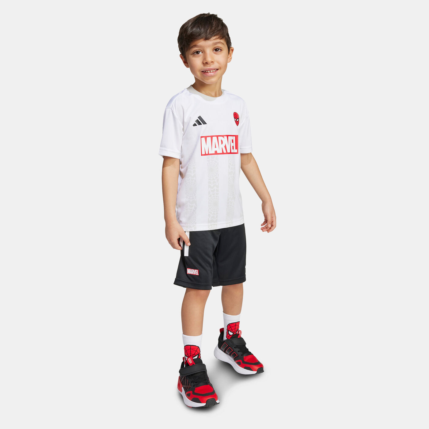 Kids' Marvel Spiderman T-Shirt And Shorts Set
