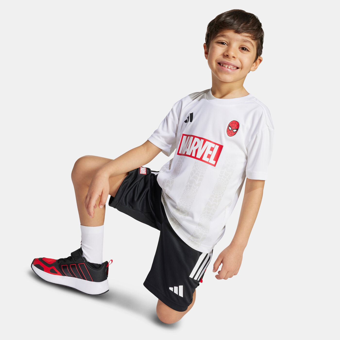 Kids' Marvel Spiderman T-Shirt And Shorts Set