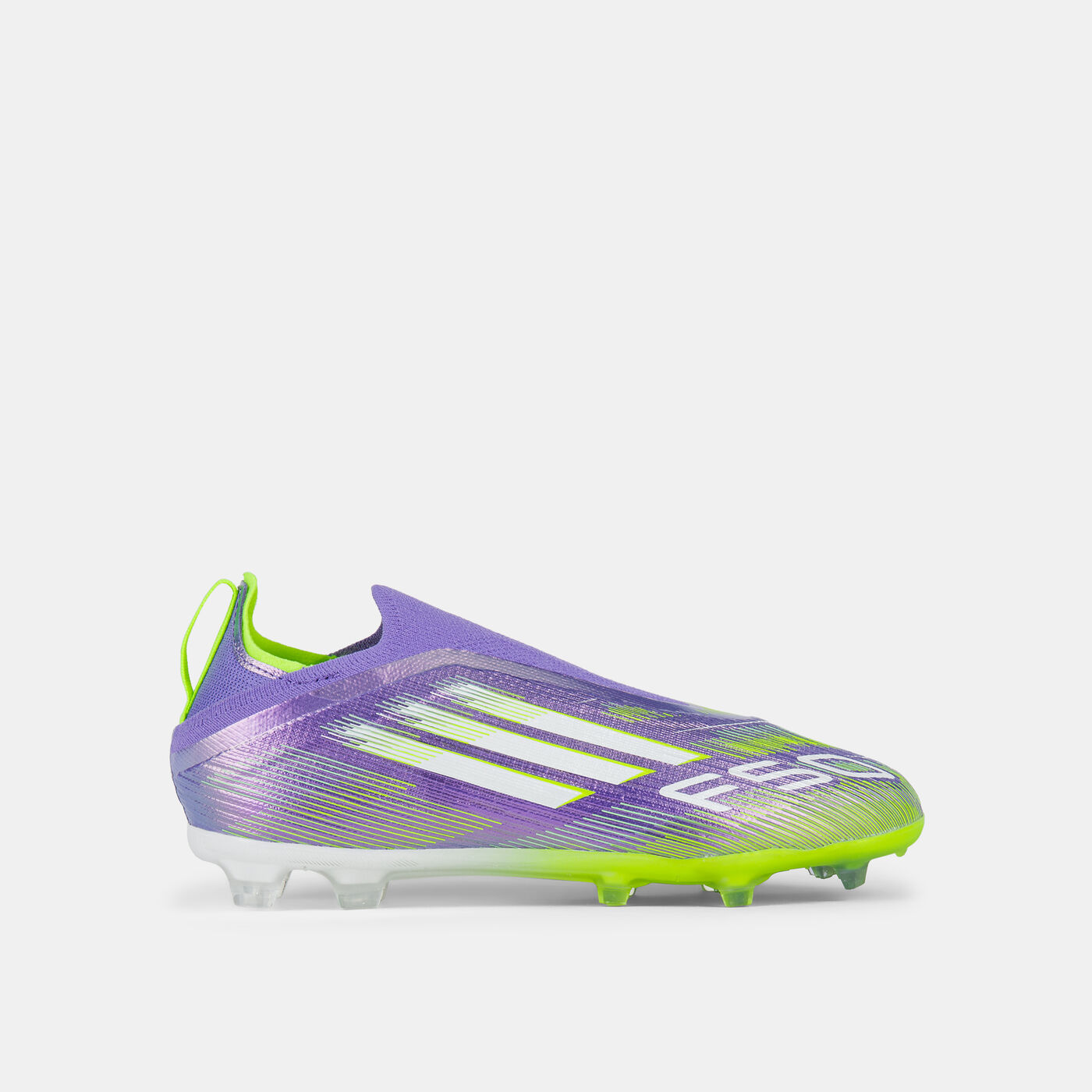Kids' F50 Elite Laceless Firm Ground Football Shoes 