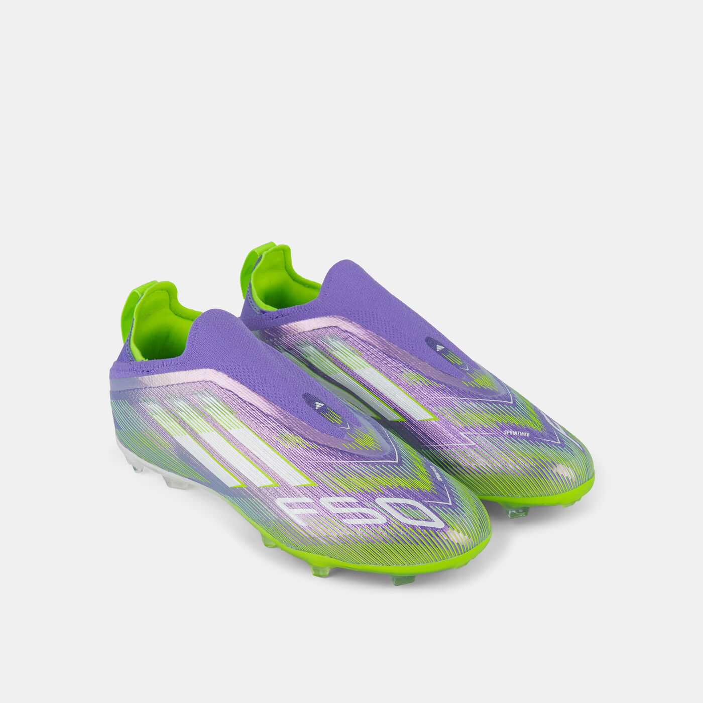 Kids' F50 Elite Laceless Firm Ground Football Shoes 