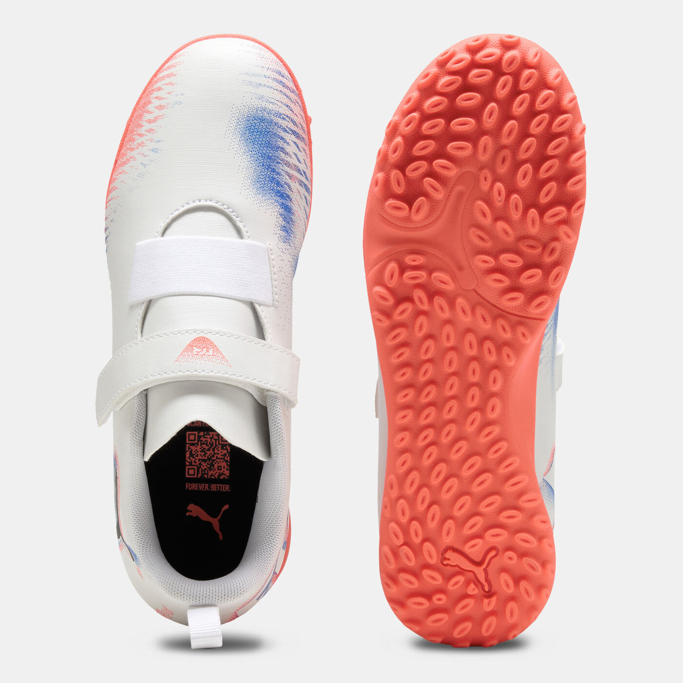 Kids' FUTURE 8 PLAY V Turf Ground Football Shoes