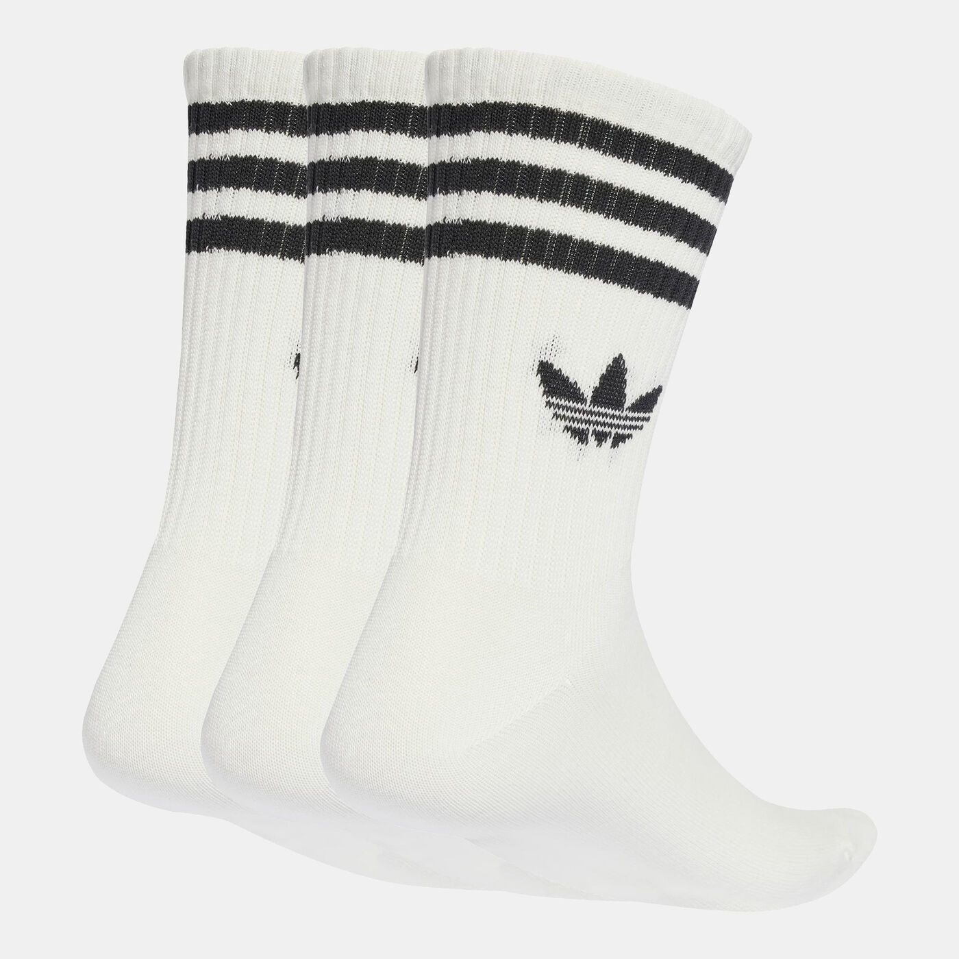 Men's 3-Stripes Crew Socks (3 Pairs)