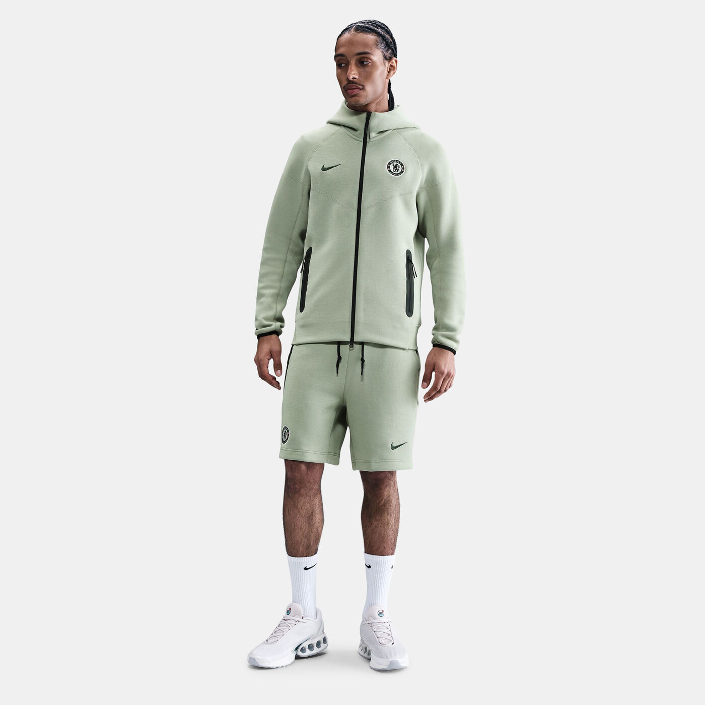 Men's Chelsea Tech Windrunner Fleece Football Full-Zip Hoodie