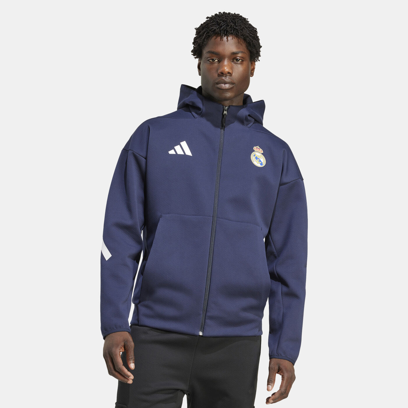 Men's Real Madrid Z.N.E. Anthem Football Hoodie
