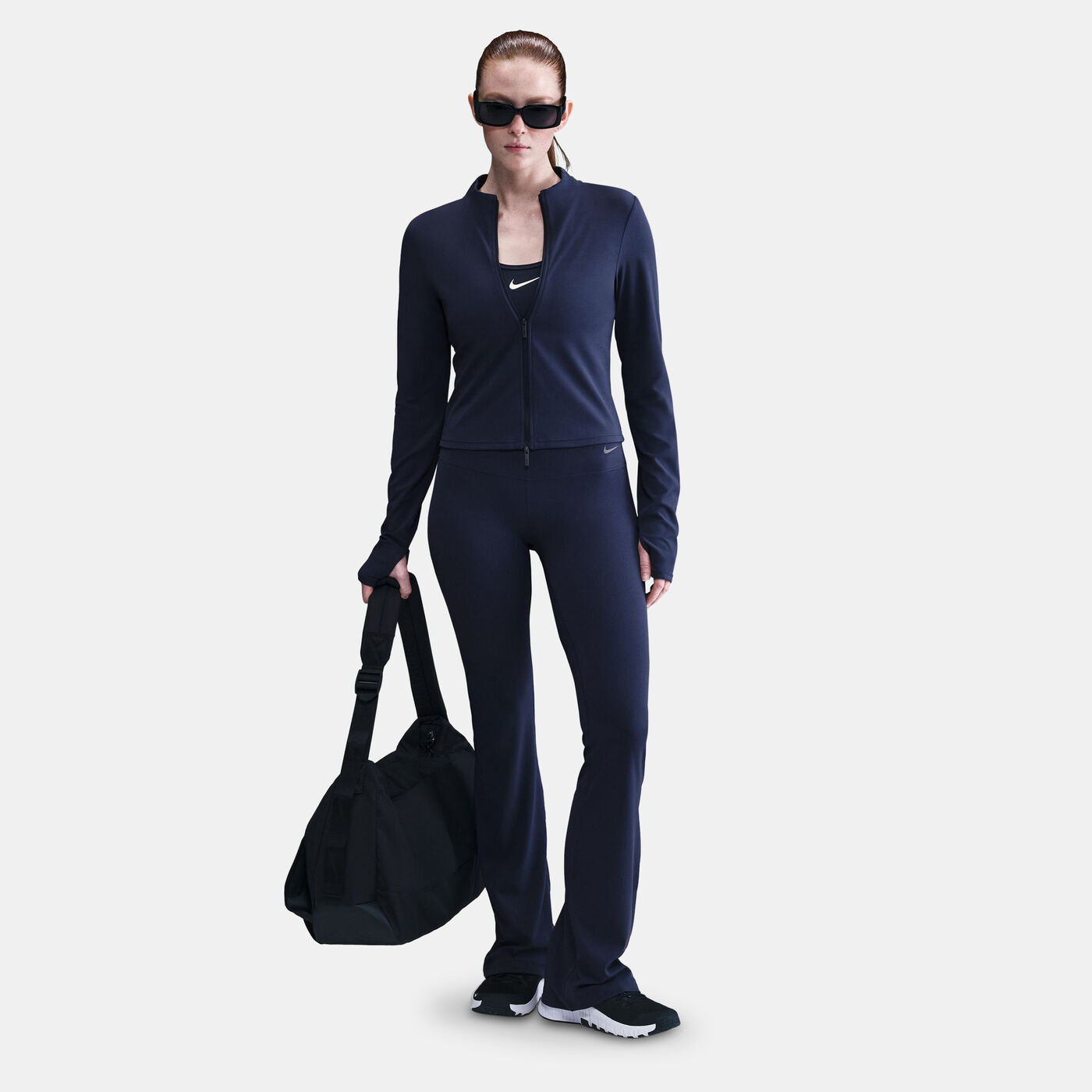 Women's Zenvy Dri-FIT Full-Zip Yoga Top