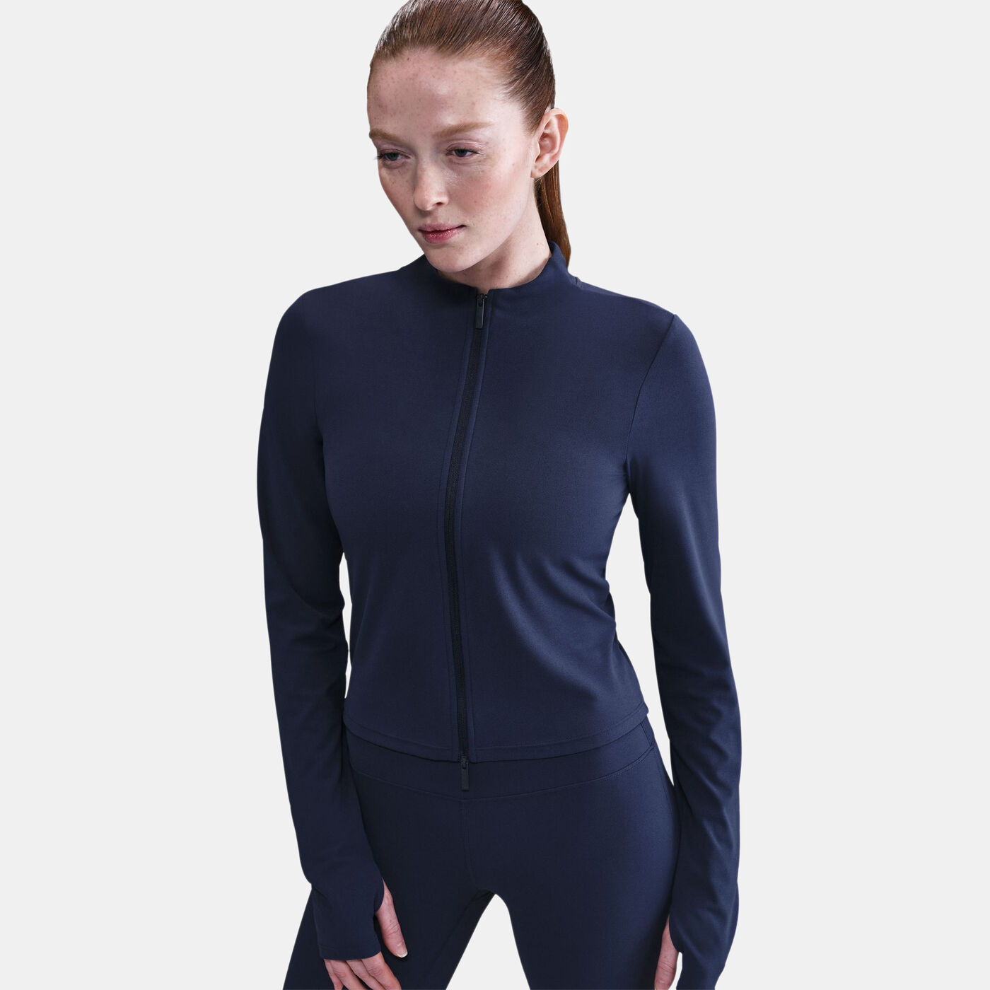 Women's Zenvy Dri-FIT Full-Zip Yoga Top