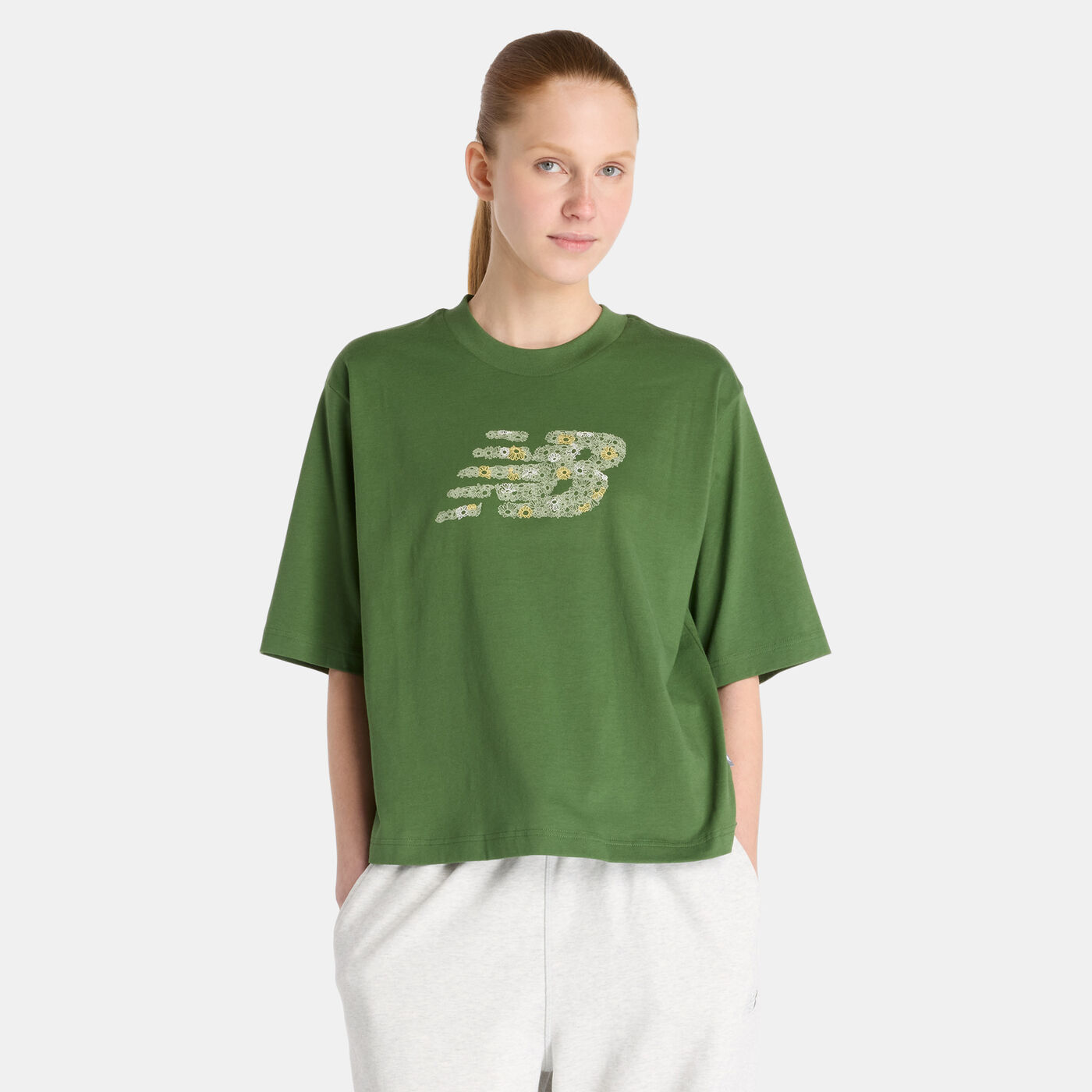 Women's Flower Logo Sweatshirt