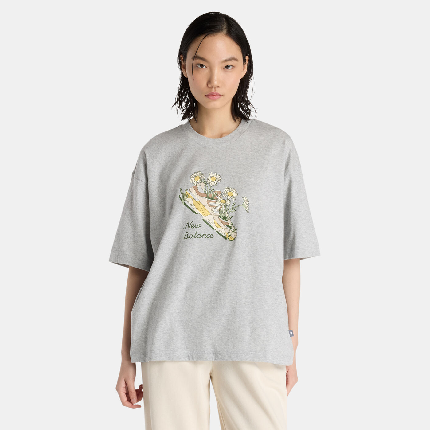 Women's Flower Shoe T-Shirt