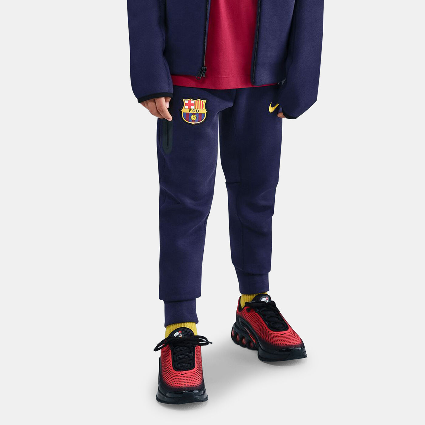 Kids' FC Barcelona Tech Fleece Sweatpants