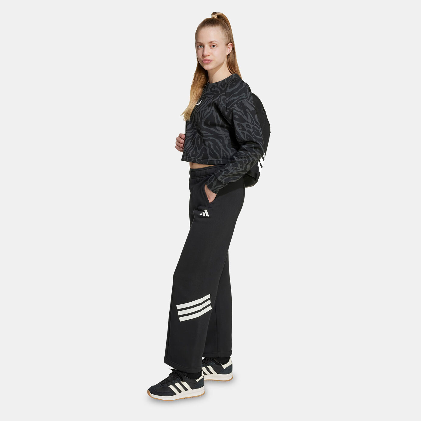 Kids' Future Icons Wide Leg Open Hem Pants
