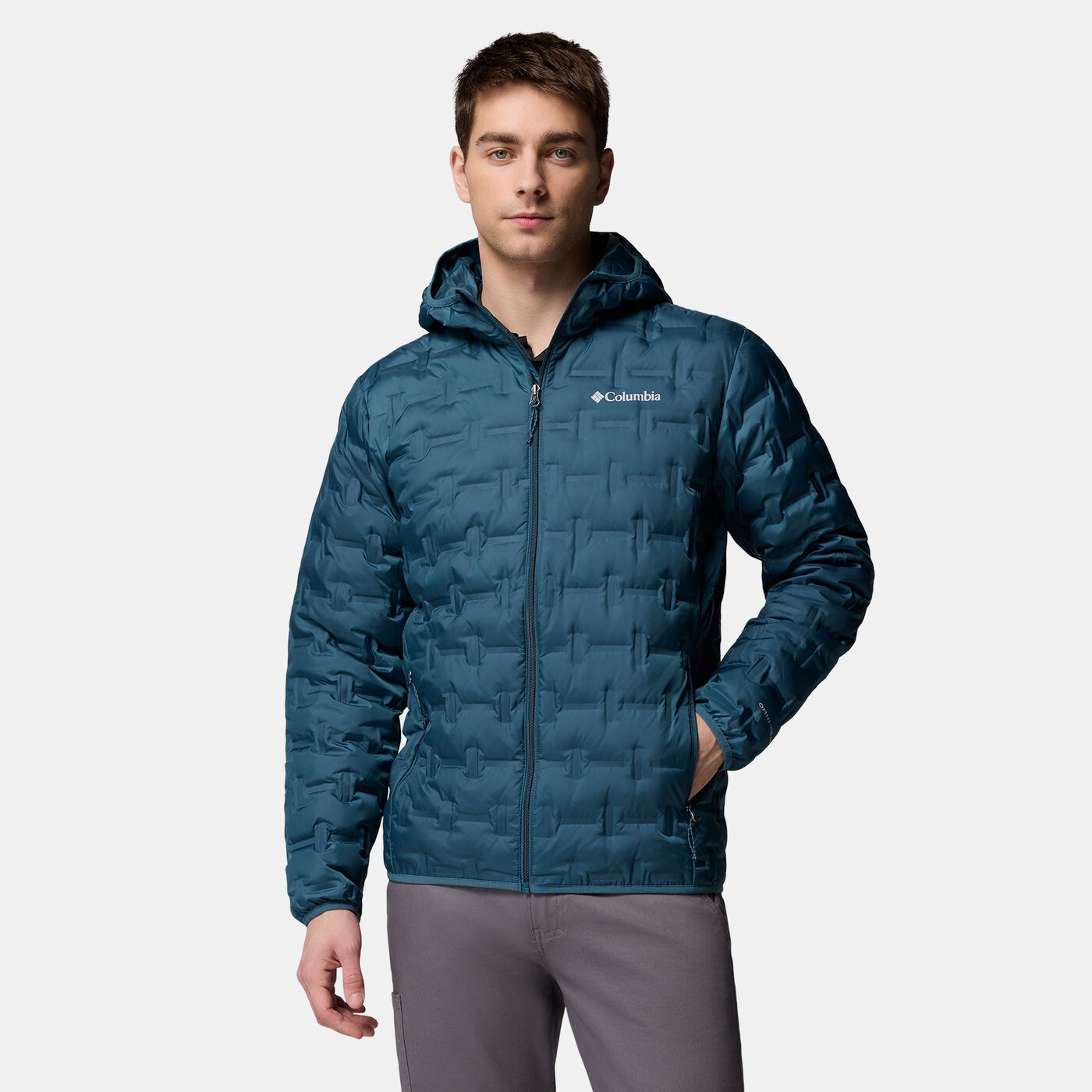 Men's Delta Ridge II Down Hooded Hiking Jacket