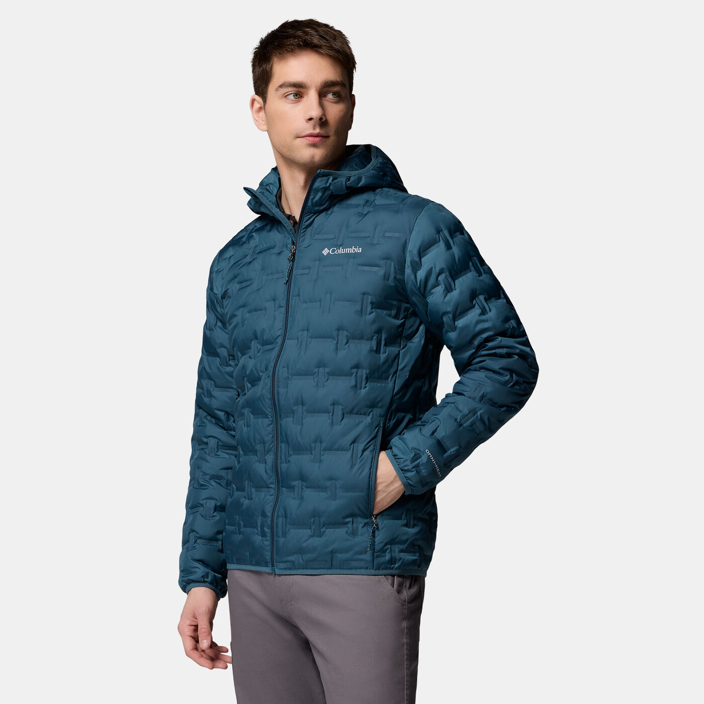 Men's Delta Ridge II Down Hooded Hiking Jacket