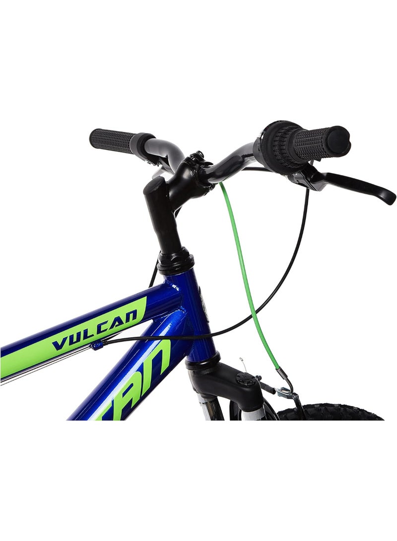 Vulcan Mountain Bike with Shimano Shifter | 20 inch wheel size | 7 speed Shimano gear | For teens| Blue 116x20.5x57.5cm