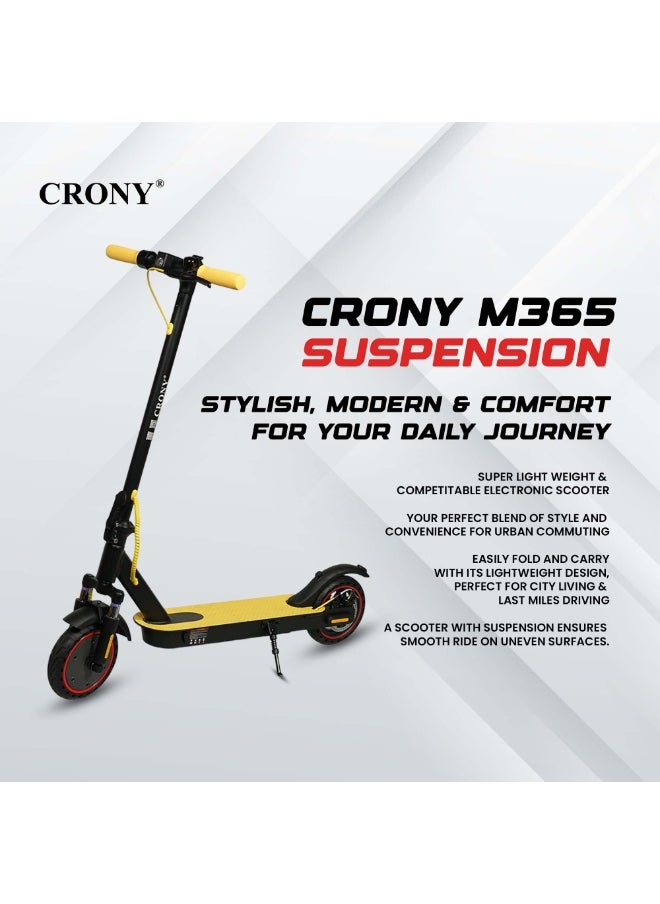 W563 high speed 250W Motor E-Scooter 25-45KM/H Speed, 36V/7.8AH Battery, 10-25KM Range, Front Suspension, Rear Disc Brakes, Aluminum Alloy Frame, 100KG Max Load, LED Headlamp, App Connectivity, Foldable & Portable Electric Scooter for Adults & Kids, Electric Scooter for Commuting & Leisure, Long-Range Motorized Scooter with Easy Folding, Lightweight High-Performance Commuter Skateboard，yellow
