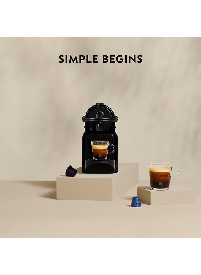 Inissia Coffee Machine Bundle With Aeroccino 3 By Nespresso, Black, 0.7L (UAE Version) 0.7 L 1260 W D40-BK-3694-BK Black