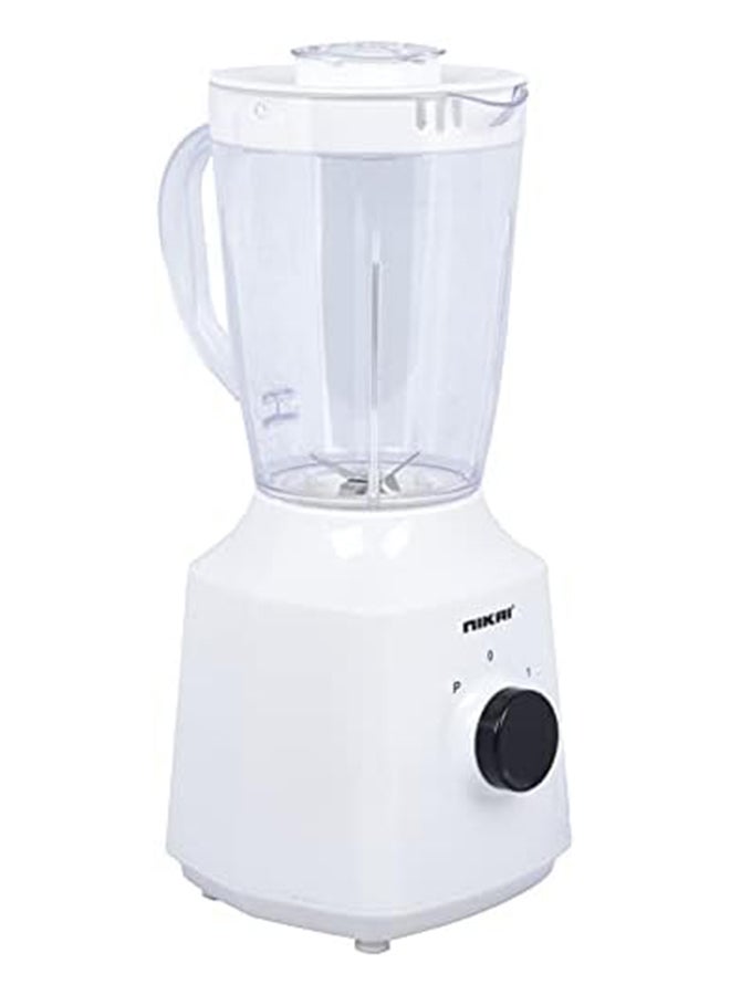 3-in-1 Blender with 1.5 Ltr Liquid Jar, 1 Coffee Grinder & 1 Meat Mincer, 2 Speeds, Stainless Blades, Unbreakable Jar, Perfect for Dry & Wet Fine Grinding, Mixing & Juicing 1.5 L 350 W NB1900NA1 White