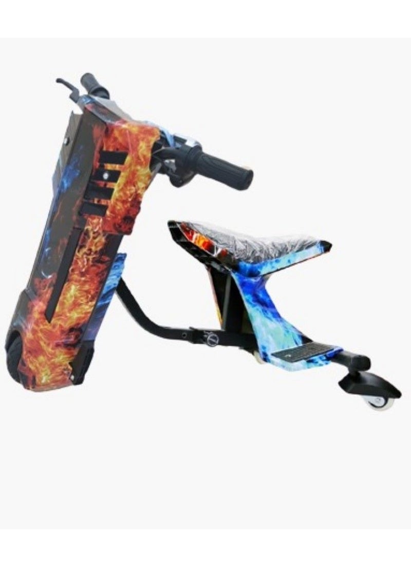 3 Wheel Drifter 36v Electric Scooter 360 Degree Rotation with Led Light Comfortable Seat and Bluetooth Assorted Color