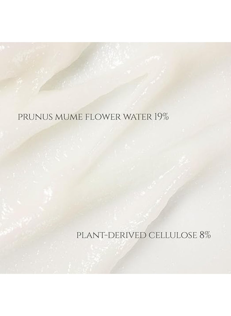 Apricot Blossom Peeling Gel Soft Exfoliating Face and Body Scrub Dead Skin Cells Remover for All Skin Types, Korean Skincare for Men Women, 100ml White 100ml