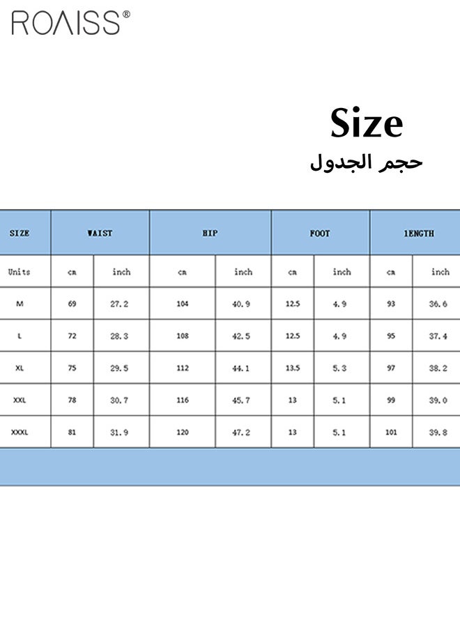 Mens Casual Cuffed Pants Trousers Elastic Waist Drawstring Long Pants for Men Relaxed Fit Outdoor Sweatpants Grey Suitable for Running Fitness