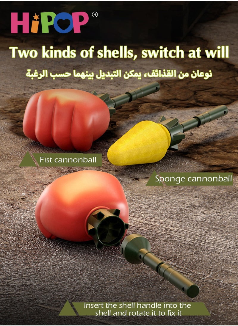 RPG Toys Gun for Kids,Rocket Launcher Gun Toy,Safe Soft Bullet,Kids Eeducational Model Gun Toy