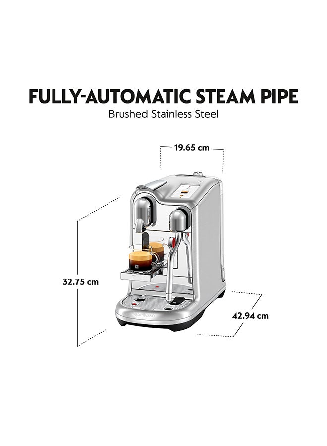 Creatista Pro Coffee Machine By Nespresso, Stainless Steel, 2L (UAE Version) Stainless Steel 10kg