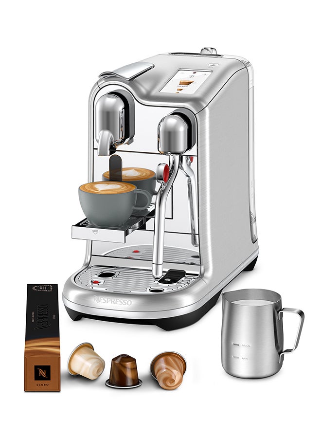 Creatista Pro Coffee Machine By Nespresso, Stainless Steel, 2L (UAE Version) Stainless Steel 10kg