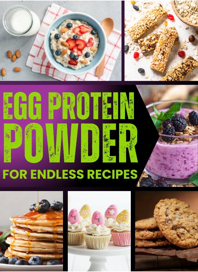 100% Egg White Protein Powder, Natural Egg Protein, 27g Protein, 14g EAA, Lactose Free, Soy Free, Gluten Free, 2.20 lbs/1 kg, 28 Servings, Berry Blast