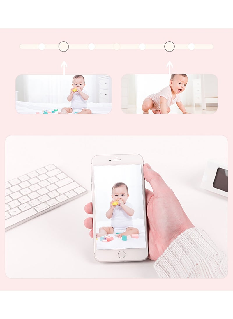 Portable Rechargeable Infrared Automatic Monitor (PRIAM) Cordless Lightweight HD Camera 1080P Video Recording, Auto Alarm, IR Night Vision, Crying Detection for Baby Infante Toddler Kids Safety, With 32G Memory Card