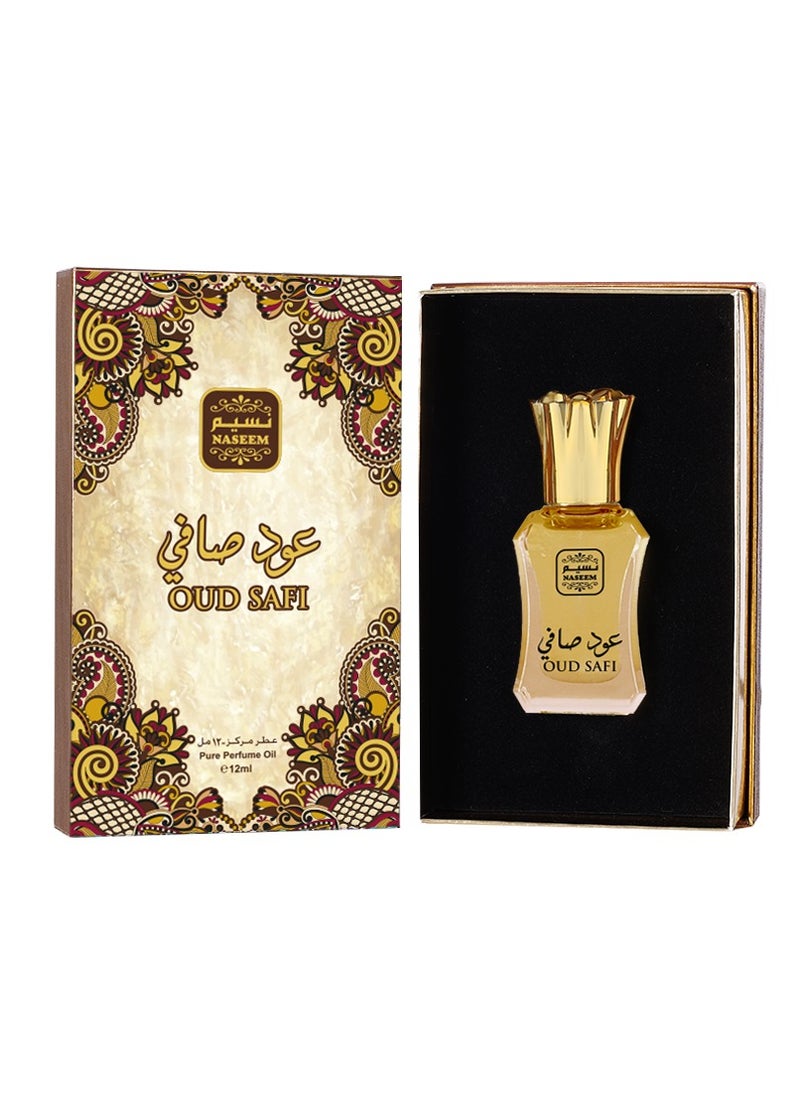 Musk Safi Perfume Oil 12ml | Premium White Musk Fragrance with Lily of the Valley, Sandalwood & Amber | Long-Lasting Unisex Perfume