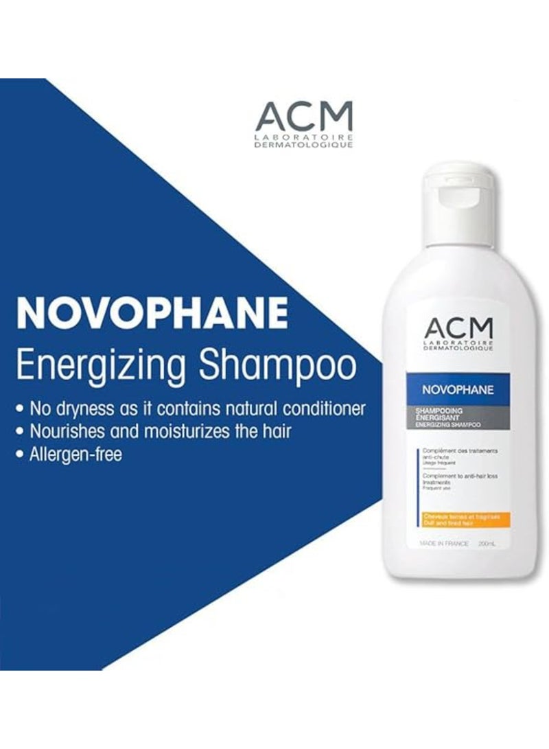 Acm Novophane Energizing Shampoo 200ml