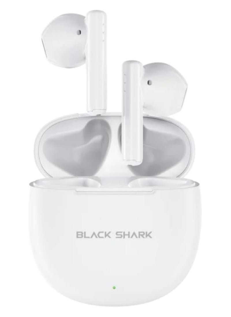 Excelent Bluetooth Wireless Earphone With Bluetooth 5.3 Connectivity, Gaming Mode, Active Noise Cancellation and 40 Hours Battery Life T9 -White