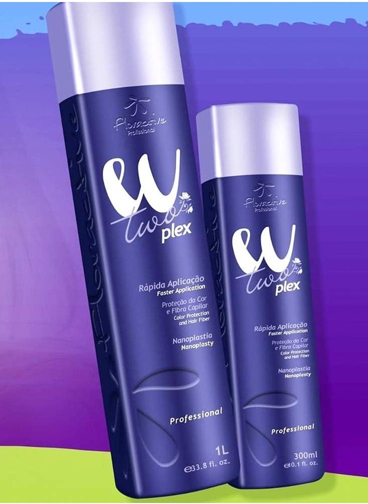 Floractive Professional WTwo Plex Progressive Straightening with Color Protection – 1000ml