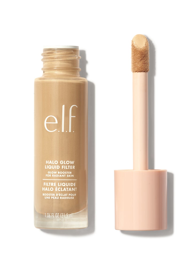 Halo Glow Liquid Filter, Complexion Booster For A Glowing, Soft-Focus Look, Infused With Hyaluronic Acid, Vegan  (Medium/Tan Warm)