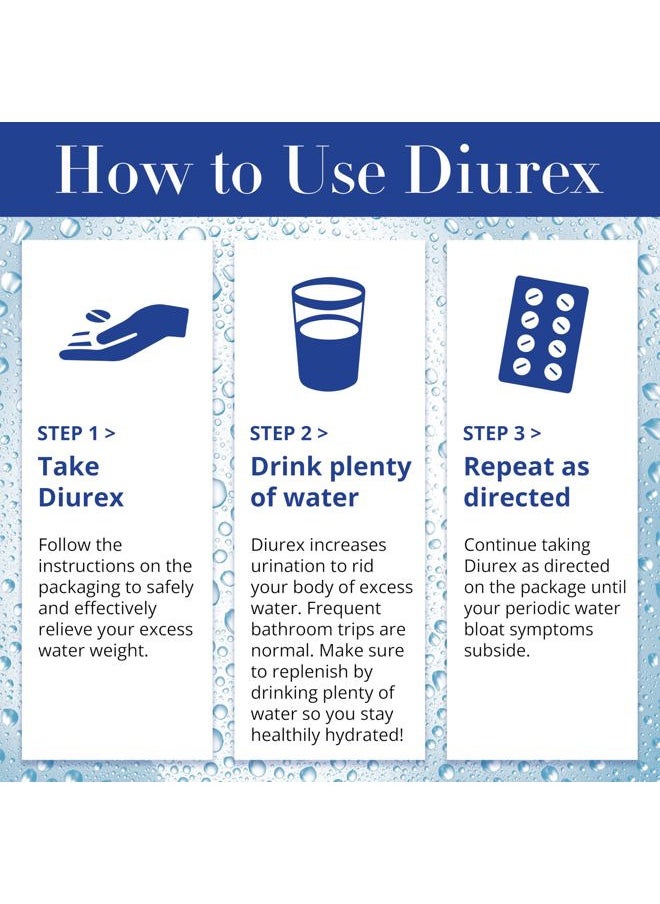 Max - Maximum Strength Caffeine-Free Diuretic Water Pills - Feel Better and Less Heavy (Packaging may vary) 48 Count