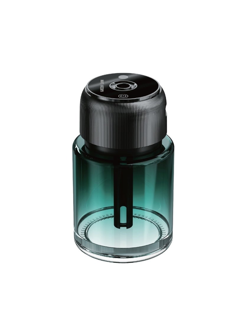 Fragrance Air Diffuser Multi Mode with Light Indicator, Type C Rechargeable, 160ml Capacity for Car Home Office Bedroom - Green