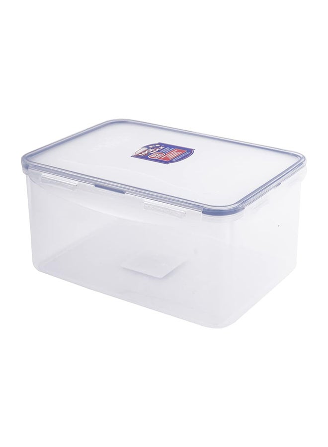 Rectangular Plastic Container Roaster CLEAR 34X22Cm