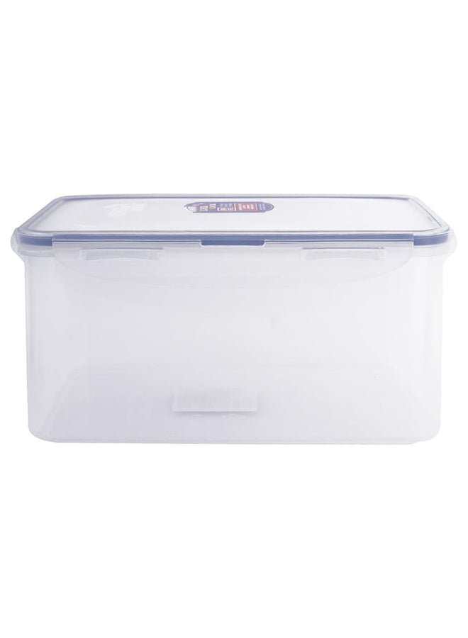 Rectangular Plastic Container Roaster CLEAR 34X22Cm