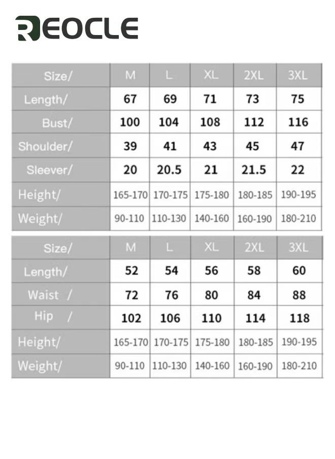 Men's Polo Shirt and Shorts Set Summer Outfits Casual Button Down Short Sleeve Suit Shorts Tracksuit 2 Piece