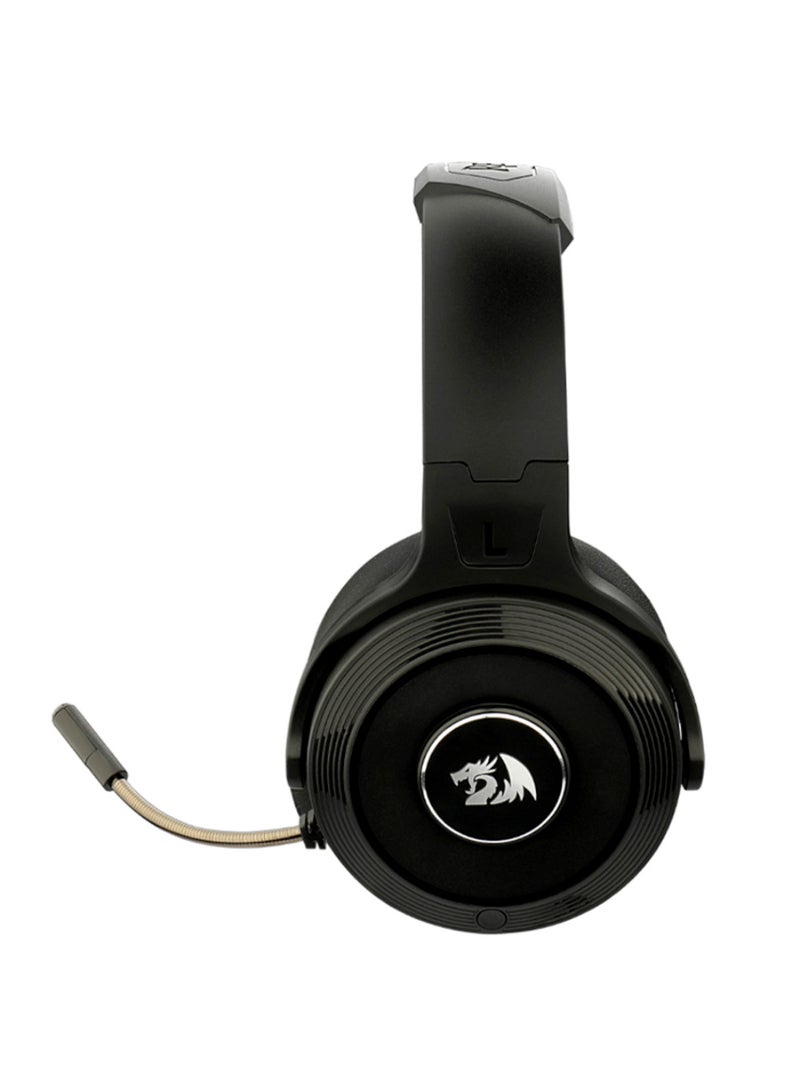 H818 Pro Pelops Wireless Gaming Headphones, 40mm High-Density, Built-In Volume Adjustment, 7.1 Surround Sound, 3.5mm x 2 Gold-Plated Pin
